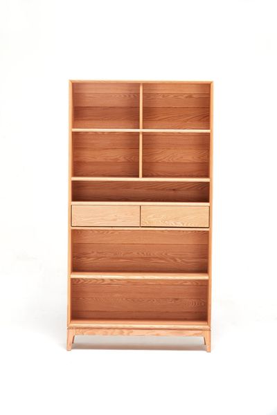 Nordic Solid Wood Bookshelf - Nordic Natural Wood collection