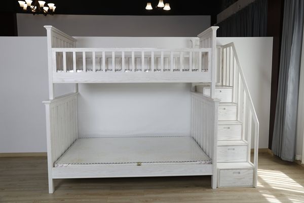 Two-Tone Bunk Bed with Storage Stairs - Two-Tone collection