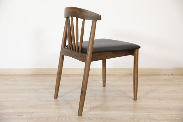 Black Walnut Upholstered-Back Dining Chair - Black Walnut collection