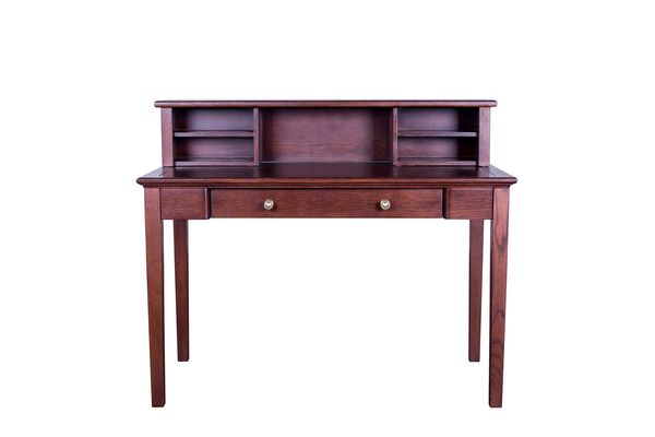 American Oak Writing Desk with Hutch - American Oak collection