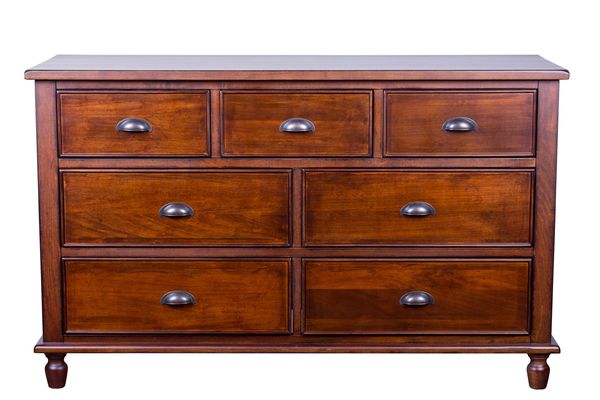 American Oak 3-over-4 Drawer Dresser - American Oak collection