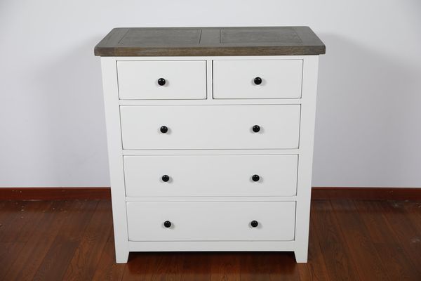 Two-Tone 2-over-3 Drawer Chest - Two-Tone collection