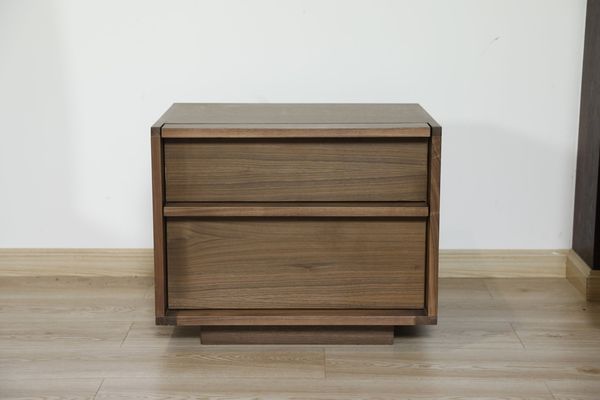 Black Walnut 2-Drawer Nightstand - Black Walnut collection
