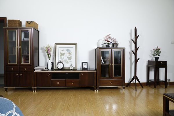 Modern Luxury Media Wall Set (Tall & Low Cabinets) - Modern Luxury collection