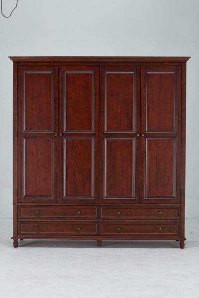 American Oak 4-Door Wardrobe - American Oak collection